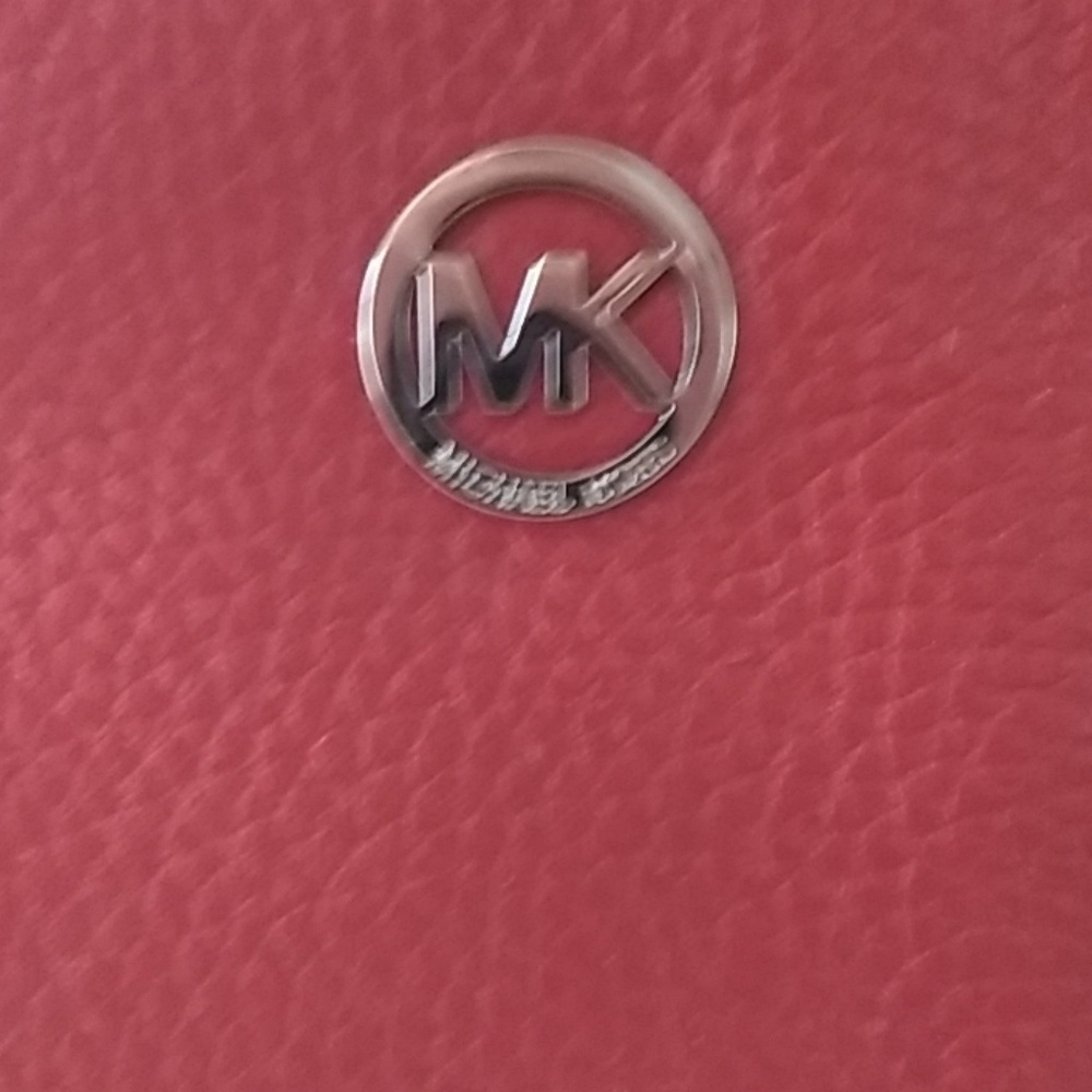 Michael Kors travel case. Brand new. Red leather - Picture 3 of 5